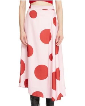 Silvian Heach Skirt Long Skirt/Skirt - Red