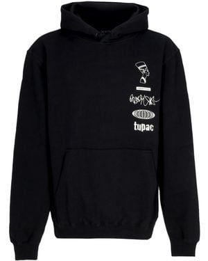 Primitive Skateboarding Herren Hoodie Stay Up Hoodie X Tupac Schwarz - Blau