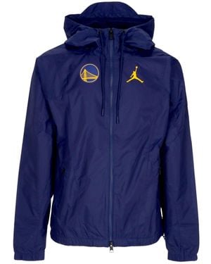 JORDAN NBA Herren-Windbreaker Nba Courtside Statement Ltwt Jacke Golwar - Blau