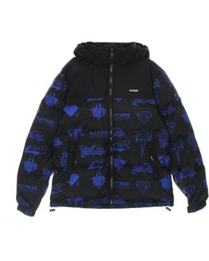 Iuter Horns Allover Puff Down Jacket - Blue