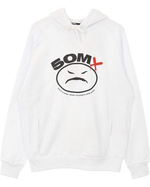 5TATE OF MIND Sweat Leger A Capuche Homme Onyx Blanc