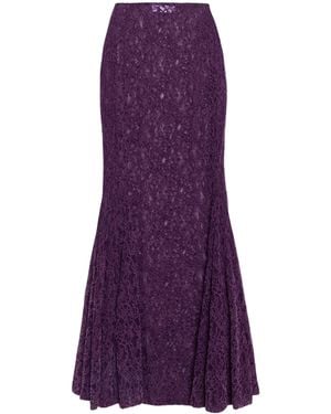 WEILI ZHENG Siren Skirt - Purple
