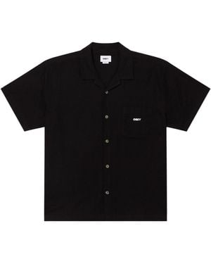 Obey Jasper Woven Short Sleeve Shirt - Black