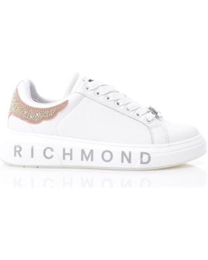 John Richmond Leather Sneakers - White