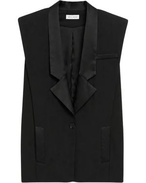 WEILI ZHENG Maxi Gilet - Black
