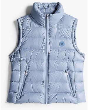 Tommy Hilfiger Jacket Lw Down Feminine Gloss Vest - Blue