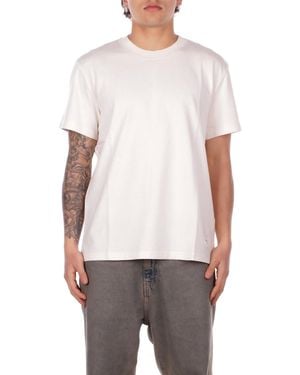 Fay T-Shirt Mpmb352119 Tzgdb003 T-Shirt Archive Cream - White