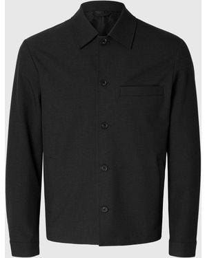 SELECTED Overshirt Robert - Black