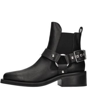 Ganni Stiefel Schwarz