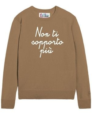 Mc2 Saint Barth Frauen Pullover - Braun