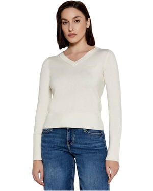 Guess Sweater Regular Fit - White