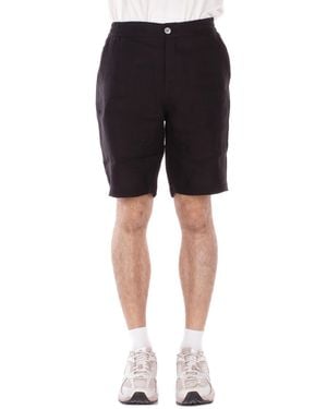 Alpha Studio Bermuda Au5373Q 1002 Regular Bermuda - Black