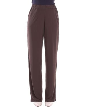 Max Mara Pants 2616781028600 002 Mml Ozone Head Of Blackberry - Brown