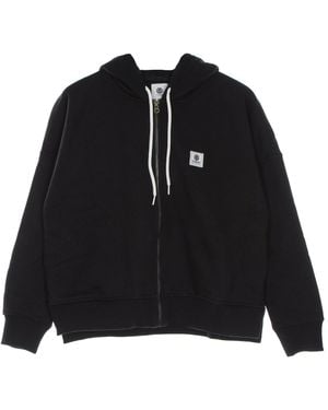 Element Lyngdall Sudadera Con Capucha Y Cremallera Para Mujer - Negro