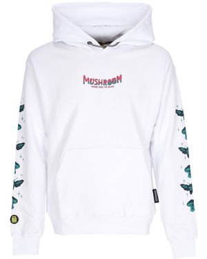 Mushroom Herren Kapuzenpullover Terror From The Bridge Kapuzenpullover Weib - Weiß