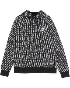 KTZ Hoodie Nfl All Over Print Hoody Oakrai - Gray