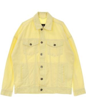 Urban Classics Jeans Jacket Oversize Garment Dye Jacket - Yellow
