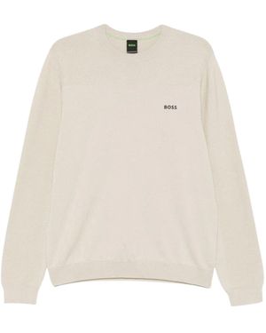 BOSS Kn_Momentum- X Cn Pullover - Natur