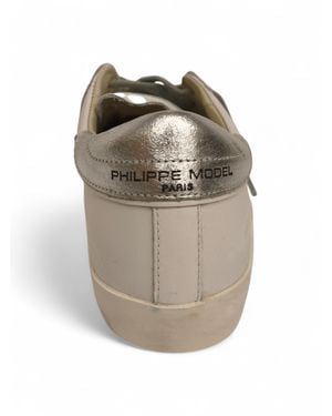 Philippe Model Baskets Bianche Pour Femmes – Prldvm-L2 - Bleu