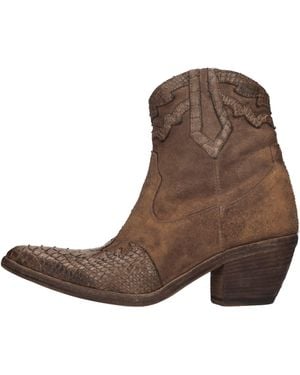 Fauzian Jeunesse Schwarze Stiefel - Braun