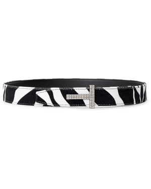 Tom Ford Witte Fluweelgordel