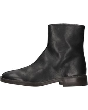 Lemaire Piped Zipped Boots - Schwarz