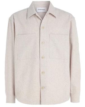 Calvin Klein Shirt K10K111731 Pb5 - Blanco