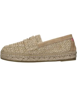 Espadrilles Flat Shoes - Natural
