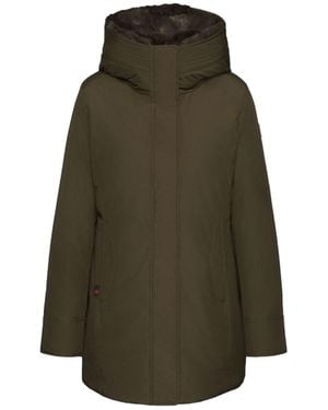 Woolrich Ws Boulder Parka Ff Verde Wwcps2803 - Green