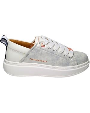 Alexander Smith Schuhe Fur Damen Eco-Wembley Frau-Silber - Weiß