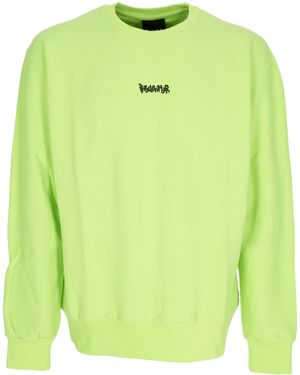 DISCLAIMER Leichter Crewneck Logo Crewneck Lim - Grün