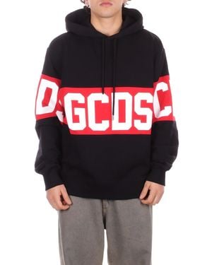 Gcds Sweatshirt Z0Mlqe138F004 999R Band Logo Hoodie - Red