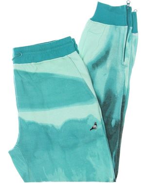 Staple Pantalon De Survetement En Polaire Pour Hommes, Pantalon De Survetement Avec Logo Pigeon, Bleu Sarcelle