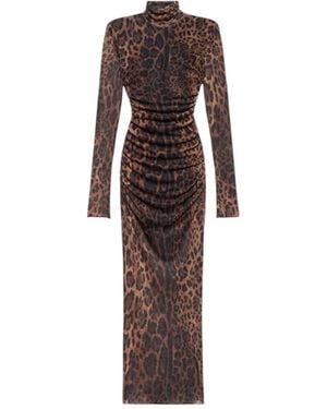 Aniye By Vestido Midi Lulu Mujer Fantasia Maculata - Multicolor