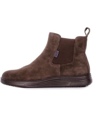 Liu Jo Booties 7G5011Px002 S3365 Shore 10 Mid Sneaker Cow Moka - Brown