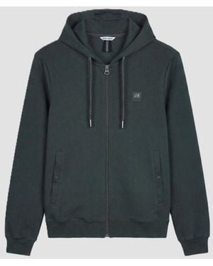 Antony Morato Full-Zip Sweatshirt With Hood - Blue