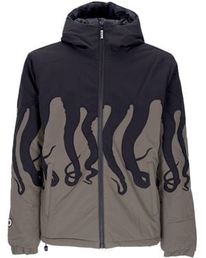 Octopus Layer Puffer Jacket Down Jacket - Gray