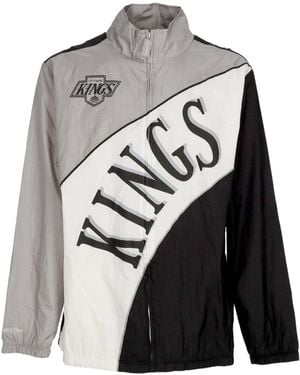 Mitchell & Ness Nhl Arched Retro Lined Windbreaker Loskin Windbreaker - Gray