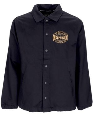Primitive Skateboarding Coach Jacket Global Coaches Jacket X Independent - Blue