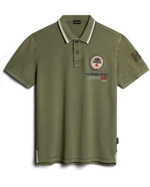 Napapijri Polo Mann Gandy 4 - Grün