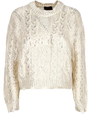 DISCLAIMER Frauen Pullover - Natur