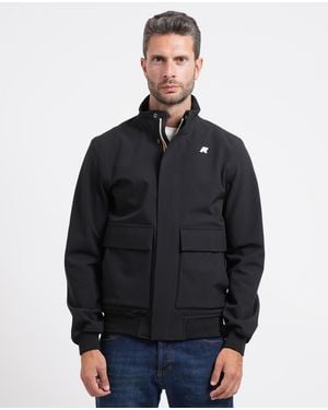 K-Way Jassen Zwart - Blauw