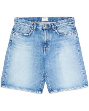 Roy Roger'S Workwear Bermuda Roy Roger's Denim Long Island - Blue
