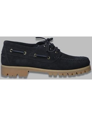 VINNY'S Aztec Boat Shoes - Gray
