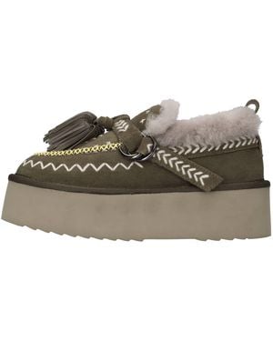 Elena Iachi Flat Shoes - Brown