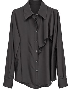 Tela Camiseta Rouches - Negro