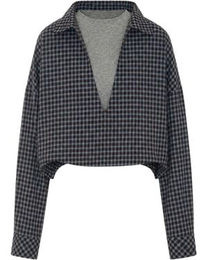 ELEH Shirts Crop Mit Kanu - Blau