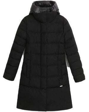 Woolrich Ut2346 Luxe Puffy Prescott Parka 100 Schwarz Wwou0516Fr