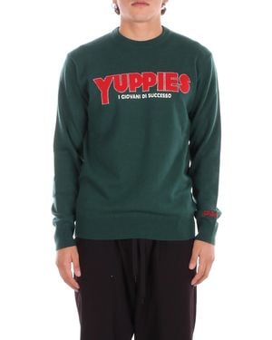MC2 Saint Barth Knit Her0005 03428I 51 Heron Light Yuppies - Green
