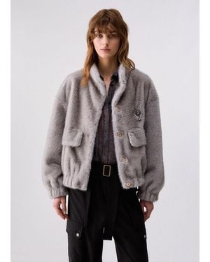 Liu Jo Jacket Wf6215-E1133 - Gray